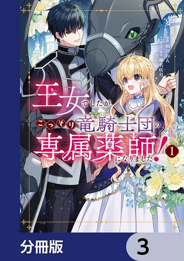 王女でしたがこっそり竜騎士団の専属薬師になりました！ 表紙