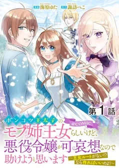 ポンコツ王太子のモブ姉王女らしいけど、悪役令嬢が可哀想なので助けようと思います～王女ルートがない！？なら作ればいいのよ！～@COMIC 表紙