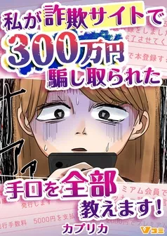 私が詐欺サイトで300万円騙し取られた手口を全部教えます！ 表紙