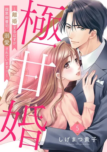 極甘婚 ～離婚するはずが、腹黒御曹司に溺愛されています!!～ 表紙
