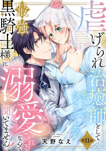 虐げられ治癒師として生きていくつもりでしたが最強黒騎士様に溺愛されるなんて聞いてません！ 表紙