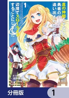 真の仲間じゃないと勇者のパーティーを追い出されたので、辺境でスローライフすることにしました 表紙
