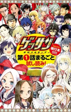 無料サンプル集「ゲッサン」 表紙