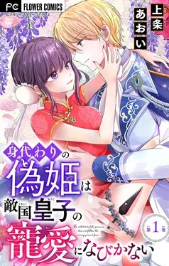 身代わりの偽姫は敵国皇子の寵愛になびかない 表紙