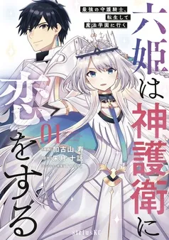 六姫は神護衛に恋をする ~最強の守護騎士、転生して魔法学園に行く~ 表紙