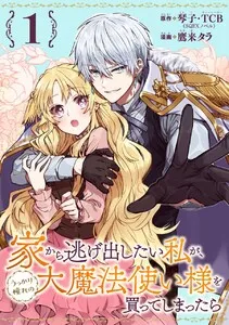 家から逃げ出したい私が、うっかり憧れの大魔法使い様を買ってしまったら 表紙