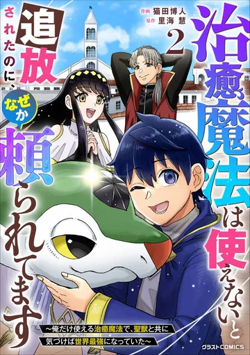 治癒魔法は使えないと追放されたのに、なぜか頼られてます～俺だけ使える治癒魔法で、聖獣と共に気づけば世界最強になっていた～ 表紙