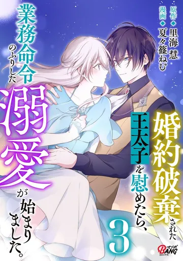 婚約破棄された王太子を慰めたら、業務命令のふりした溺愛が始まりました。 表紙